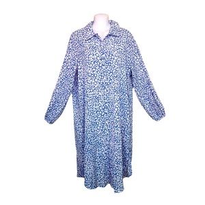 NWT Floral button down dress